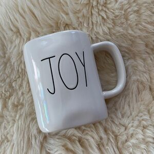 Rae Dunn JOY Classic Ceramic Mug